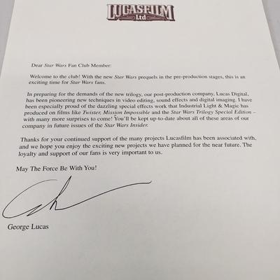 LOT 58: Collection of Star Wars Insider Magazines & Star Wars Fan Club Memorabilia