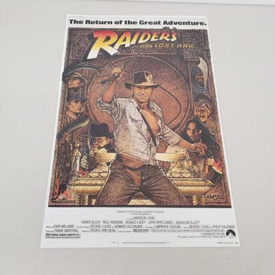 LOT 60: Animal House & Indiana Jones Posters with Scarface Memorabilia Framed Art