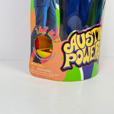 LOT 61: NRFB: 1998 Trendmasters Austin Powers Action Figure, Mattel Barbie Collector Edition Barbie & Ken as Scully & Mulder...