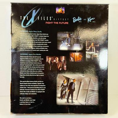 LOT 61: NRFB: 1998 Trendmasters Austin Powers Action Figure, Mattel Barbie Collector Edition Barbie & Ken as Scully & Mulder...