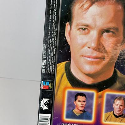 LOT 62: Star Trek Masterpiece Edition The Captains Series Captain James T Kirk Action Figure NRFB, Pez Collectible Set, Star Trek Magazines