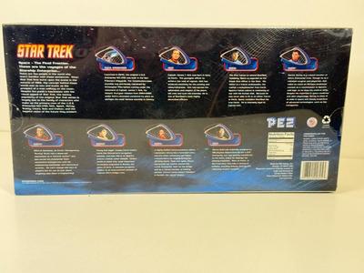 LOT 62: Star Trek Masterpiece Edition The Captains Series Captain James T Kirk Action Figure NRFB, Pez Collectible Set, Star Trek Magazines