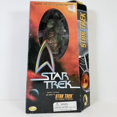 LOT 63: Playmates Star Trek TOS Gorn Captain Action Figure w/ Box