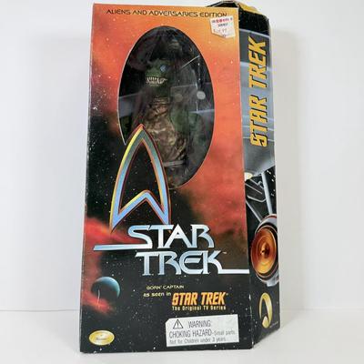 LOT 63: Playmates Star Trek TOS Gorn Captain Action Figure w/ Box