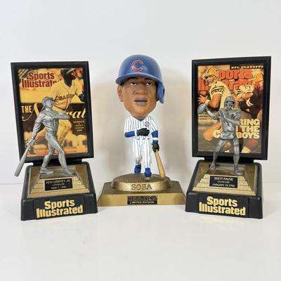 LOT 65: Sports Memorabilia Collection: Slim Jim Glass Mugs, Avon Stein, Riddell Mini Helmets & More