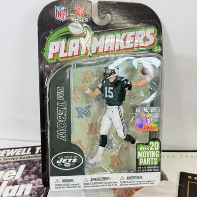 LOT 65: Sports Memorabilia Collection: Slim Jim Glass Mugs, Avon Stein, Riddell Mini Helmets & More