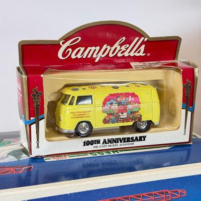 LOT 66: Vintage Hess Trucks & Groovy Campbell's Van