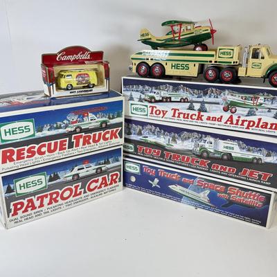 LOT 66: Vintage Hess Trucks & Groovy Campbell's Van