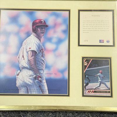 LOT 67: NHL Philadelphia Flyers Star Wars Poster, Eagles Card Plaque, McDonald's Bobble Heads, Riddel Players Inc Mini Helmet,...