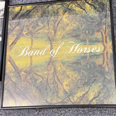 LOT 69: Framed Records: Chuck Ragan Till Midnight & Band of Horses Everything All the Time