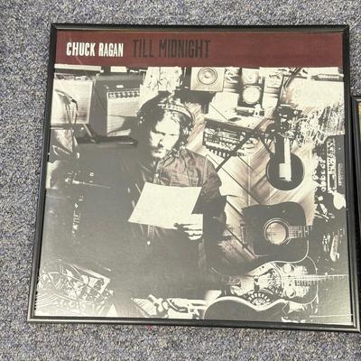 LOT 69: Framed Records: Chuck Ragan Till Midnight & Band of Horses Everything All the Time