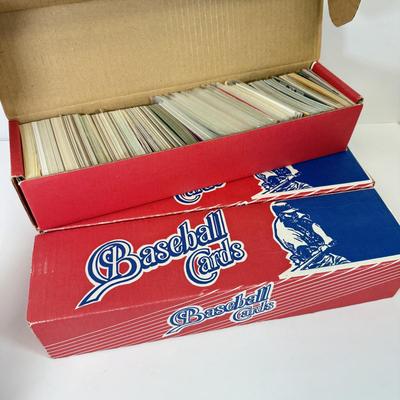 LOT 70: Three Card Boxes of Mixed Sports Trading Cards