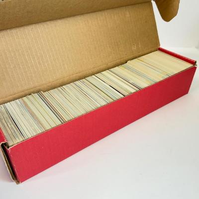 LOT 70: Three Card Boxes of Mixed Sports Trading Cards