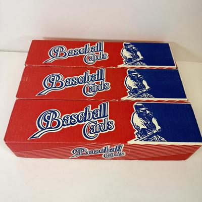 LOT 70: Three Card Boxes of Mixed Sports Trading Cards