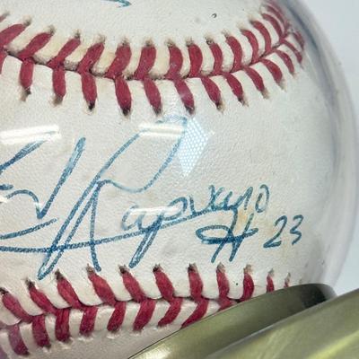 LOT 71: Collection of Signed Sports Memorobilia: Posters, Photos, Magazine & Baseballs