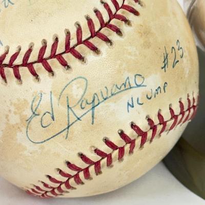 LOT 71: Collection of Signed Sports Memorobilia: Posters, Photos, Magazine & Baseballs