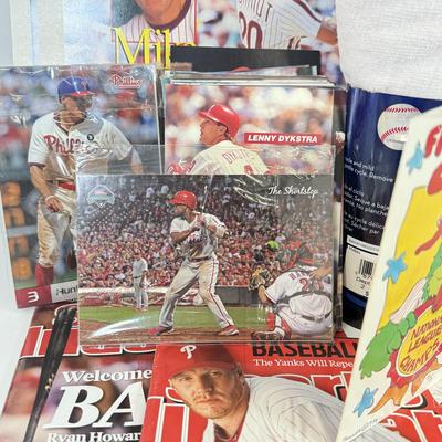 LOT 72: MLB Philadelphia Phillies Baseball Team Photos, Magazines, Vintage Tickets & More