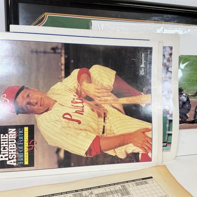 LOT 72: MLB Philadelphia Phillies Baseball Team Photos, Magazines, Vintage Tickets & More