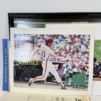 LOT 72: MLB Philadelphia Phillies Baseball Team Photos, Magazines, Vintage Tickets & More