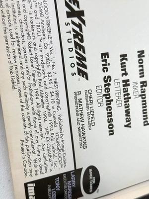 LOT 74: Vintage 1990s Image Comics: Bloodstrike & Young Blood