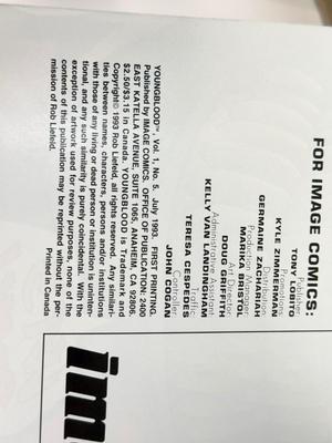 LOT 74: Vintage 1990s Image Comics: Bloodstrike & Young Blood