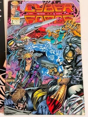 LOT 75: 1990s Image Comics: Supreme, The Savage Dragon, Cyber Force, Death Mate