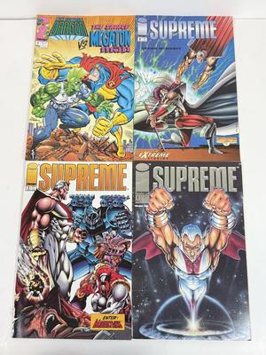 LOT 75: 1990s Image Comics: Supreme, The Savage Dragon, Cyber Force, Death Mate
