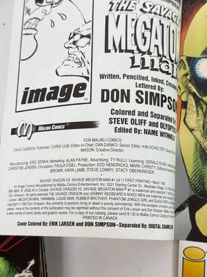 LOT 75: 1990s Image Comics: Supreme, The Savage Dragon, Cyber Force, Death Mate