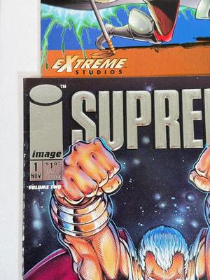 LOT 75: 1990s Image Comics: Supreme, The Savage Dragon, Cyber Force, Death Mate