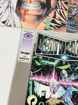 LOT 75: 1990s Image Comics: Supreme, The Savage Dragon, Cyber Force, Death Mate