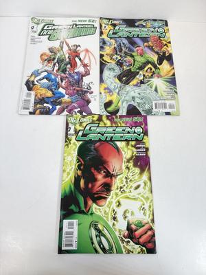 LOT 79: 2010s DC Green & Red Lanterns Comic Books