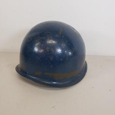 LOT 80: Vintage Military Gear-Field Belt, Cartridge Belt, First Aid Pouch, Helmet