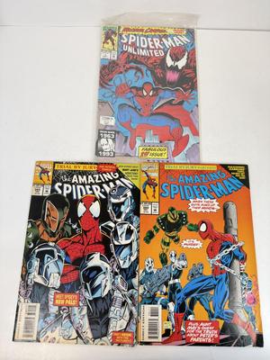LOT 85: 1990s Marvel Amazing Spider-Man Comic Books
