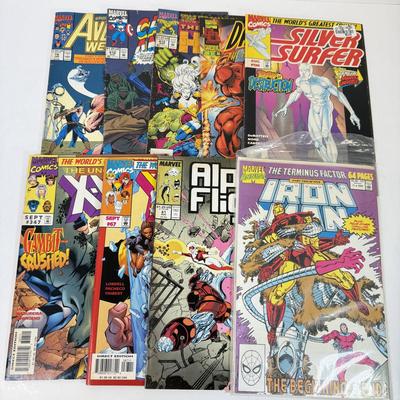 LOT 86: Marvel Comics: Iron Man, Silver Surfer, X-Men, Daredevil & More
