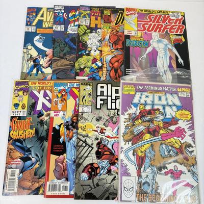LOT 86: Marvel Comics: Iron Man, Silver Surfer, X-Men, Daredevil & More