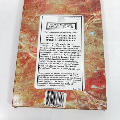 LOT 87: Marvel Comics Collector's Packs: Fantastic Four, X-Men, Spider-Man & New Force