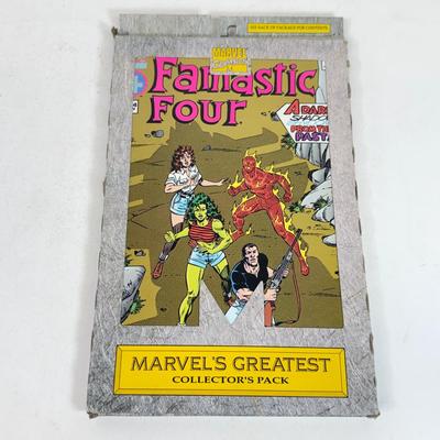 LOT 87: Marvel Comics Collector's Packs: Fantastic Four, X-Men, Spider-Man & New Force