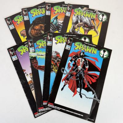 LOT 90: 1990s Todd Toys Todd McFarlane's Spawn Comics