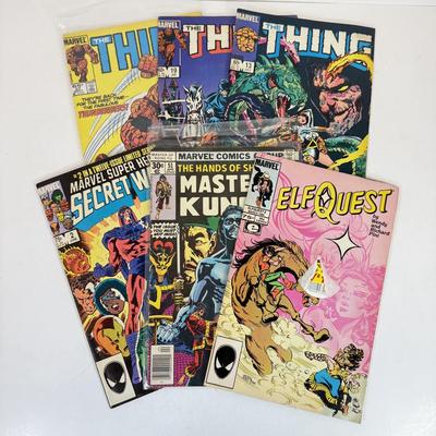 LOT 92: Marvel Comics: Elf Quest, The Thing & More