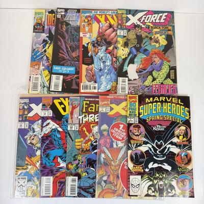LOT 93: Marvel Comics: X-Force, Super Heroes, Fantastic Four & More