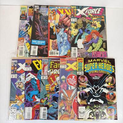 LOT 93: Marvel Comics: X-Force, Super Heroes, Fantastic Four & More