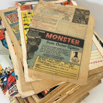 LOT 95: Ripped/Torn Comics for Scrapbooking or Crafting