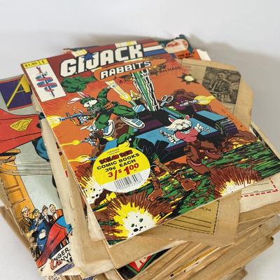 LOT 95: Ripped/Torn Comics for Scrapbooking or Crafting