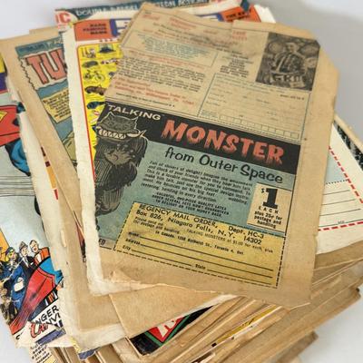 LOT 95: Ripped/Torn Comics for Scrapbooking or Crafting