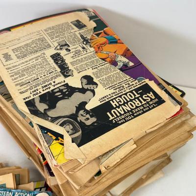 LOT 95: Ripped/Torn Comics for Scrapbooking or Crafting