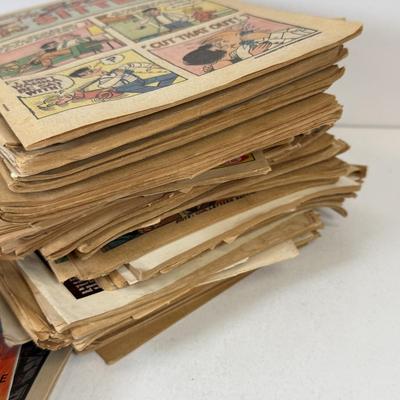 LOT 95: Ripped/Torn Comics for Scrapbooking or Crafting