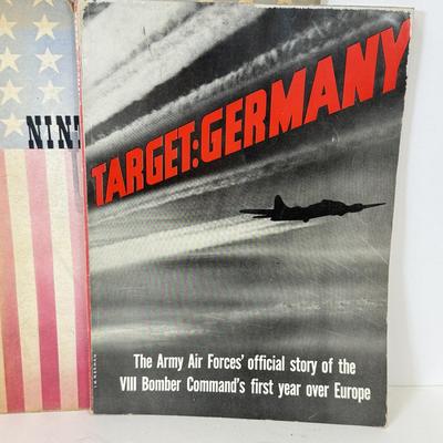 LOT 96: Antique & Vintage Books: Target: Germany, Patriot Boy, Riverine Warfare, Fight for the Delaware 1777 & More