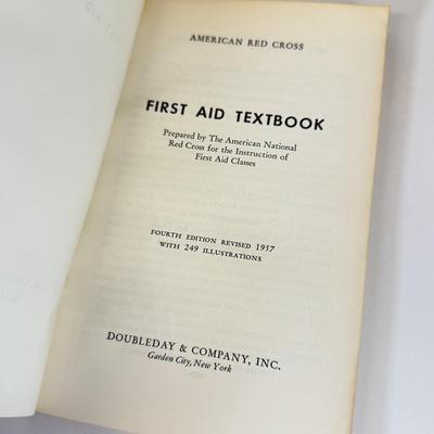 LOT 97: 1890 Physician Life of a Woman, Handbook for Army Women & Vintage Red Cross First Aid Book