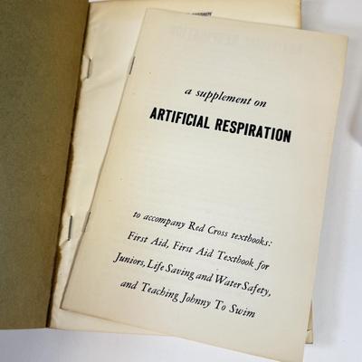LOT 97: 1890 Physician Life of a Woman, Handbook for Army Women & Vintage Red Cross First Aid Book