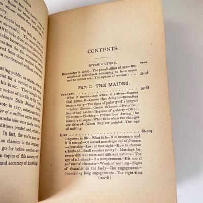 LOT 97: 1890 Physician Life of a Woman, Handbook for Army Women & Vintage Red Cross First Aid Book